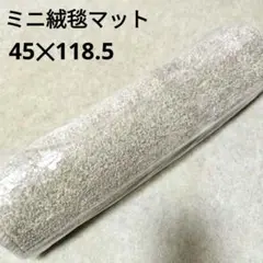 【新品】ミニ絨毯マット　45✕118.5　ベージュ