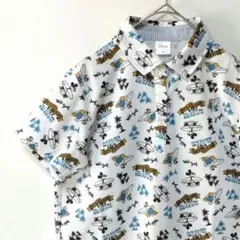 ディズニー レディース 半袖ポロシャツ ミッキー ドナルドダック L ゴルフ
