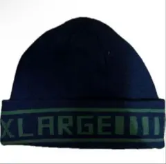 XLARGE ニット帽 ネイビー