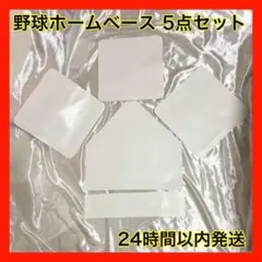 野球 ホームベース 5点セット 練習 軽量 持ち運び コンパクト 社会人野球