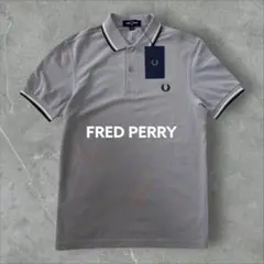 新品未使用 フレッドペリー ポロシャツ グレー FRED PERRY