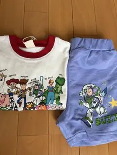 【新品】トイ・ストーリー Tシャツとショートパンツ 上下セット90