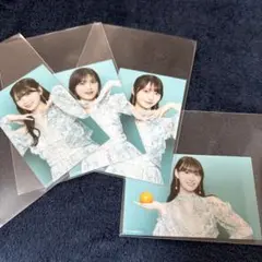 筒井あやめ 黒見明香 柴田柚菜 松尾美佑 ミニ生写真 ネーブルオレンジ