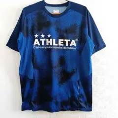 アスレタ ATHLETA リミテッドエディション 　シャツ 青 半袖 O