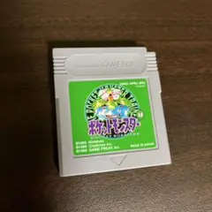 ゲームボーイ　ソフト　ポケットモンスター　ポケモン　緑