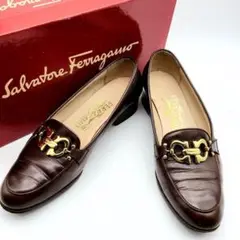 Salvatore Ferragamo ローファー ブラウン