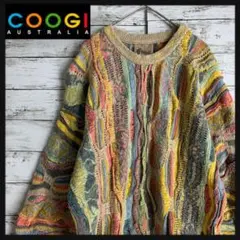 【幻の1点モノ】coogi クージー 立体 編込み 3Dニット 即完売モデル