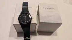 SKAGEN 腕時計 SKW6009 ブラック