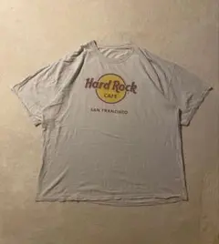 Hard Rock バンドT ホワイト 古着 2XL