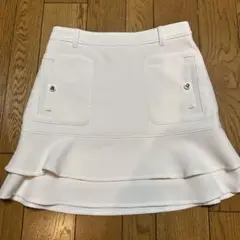 アルチィビオ　白 フリル付き スカート
