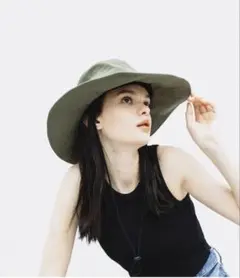 【美品】WCJ コカゲル ウォッシャブル ハット カーキ　若槻千夏
