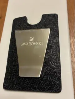 Swarovski ブラックカードケース