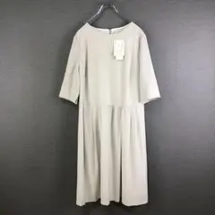 【未使用/大きいサイズ】自由区 ワンピース セレモニー フォーマル 洗える48