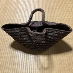 サンアルシデ　ハンドメイド　かごバッグ