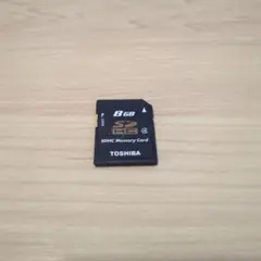 送料無料 TOSHIBA 8GB SDカード