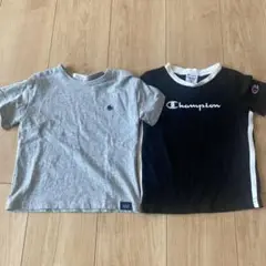Polo Baby グレーTシャツ & Champion 黒Tシャツ セット