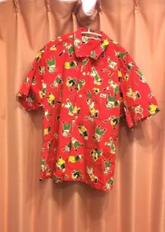 ミキハウス　オールドミキハウス　シャツ　レトロ　アロハ