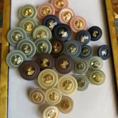 レトロなボタン　訳あり特価ボタン