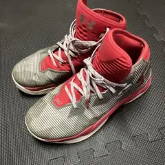 Under Armour SC30 バスケットシューズ シルバー/レッド