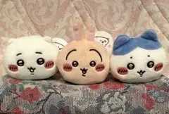 ちいかわ　ねそべりマスコット　ちいかわ　うさぎ　ハチワレ