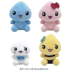 ぷるるんっ！しずくちゃん　マスコット　ぬいぐるみ　全４種