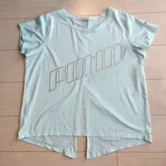 PUMA DRYCELL バックオープンTシャツ ミントグリーン