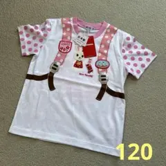 [値下げ中] 新品未使用　ミキハウス　うさこ豪華だまし絵半袖Tシャツ