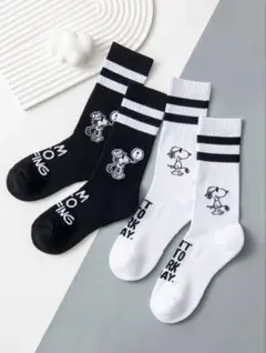 【2足セット】新品！スヌーピー ゴルフ柄 ソックス