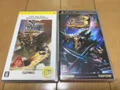 PSP ソフト まとめ売り　モンハン、モンハン3