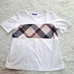 【BLUE LABEL CRESTBRIDGE】シルケットソフトコットンTシャツ