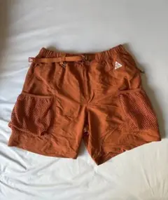 ナイキ ACG　スノーグラス　メンズ カーゴ ショートパンツ　Lサイズ　オレンジ