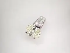 美品 田崎真珠 タサキ Pt900 大粒!ダイヤ1.284ct ペンダントトップ
