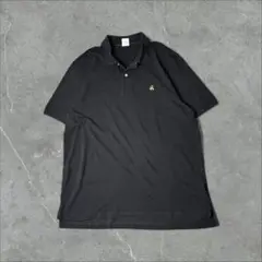 Brooks Brothers スーピマコットン 鹿の子 ポロシャツ XL 黒
