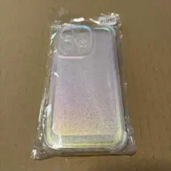 iPhone 15 Pro ケース 虹色 ブラック セット