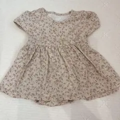 mamaraku 花柄ロンパース、ワンピース風