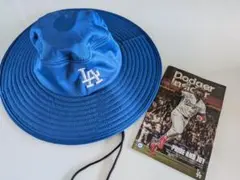 【非売品】Dodgers LAロゴ付きバケットハット 限定品 帽子