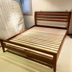 値下げ！スキャンティーク　SCANTEAK クイーンベッド　ワイドダブル引き取り m49578665285_1.jpg?1727599391