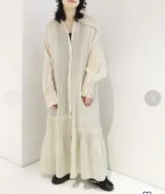 シティショップ ワンピース ベージュ プリーツ ベイクルーズ