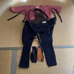 浅草 あだちや 子供用 お祭り 衣装 4点セット