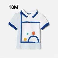 jacadi ⭐︎新品⭐︎ モチーフ入り半袖ポロシャツ18M