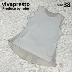 vivapresto Produce by robe ノースリーブ ブラウス