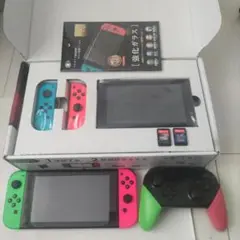 【お得】Nintendo Switch 本体2個 ポケモン モンハン プロコン