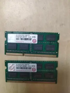 Transcend 4GB DDR3 1600MHz メモリ 2枚セット