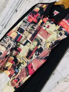 極限定 supreme シュプリーム コムデ ギャルソン シャツ Lサイズ 総柄