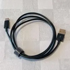 Type-C to USB 充電ケーブル　ブラック　1m