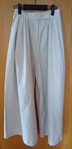 AMOMENTO アモーメント　グレータック入りワイドパンツ　※難あり