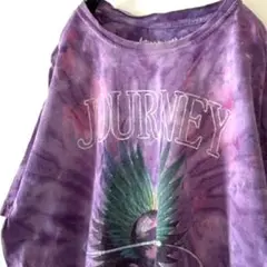 ジャーニー JOURNEY 79 ツアー タイダイ 総柄 模様 Tシャツ L古着