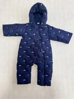 美品　petit main モチーフキルトジャンプスーツ