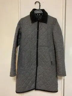 LAVENHAM★ラベンハム│キルティングロングコート│コーデュロイ│カシミヤ