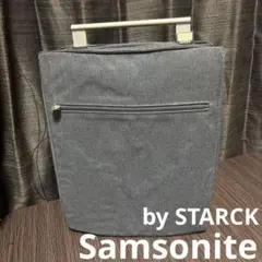 【美品】サムソナイト×スタルク 2way ZAB 拡張式リュック グレー Samsonite サムソナイト リュック サブ-リム L ブラック